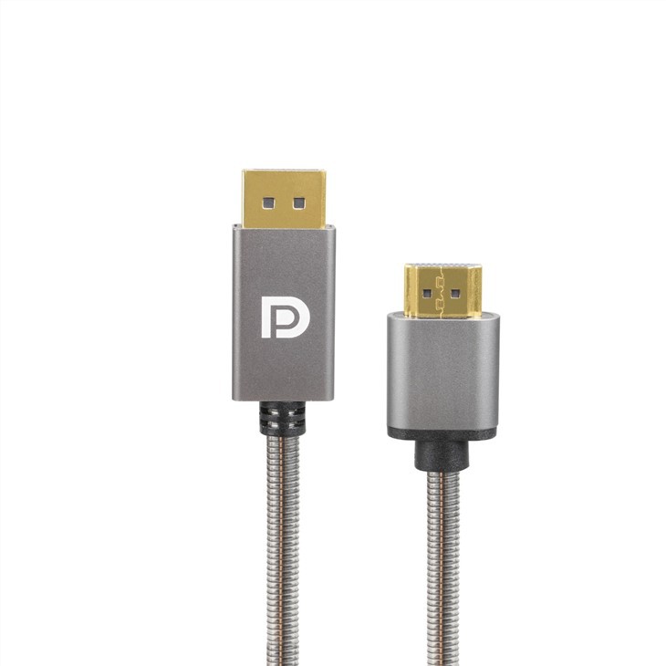 Stainless Steel DP 1.1V Pria Ke Adaptor 1.4V Wanita HDMI