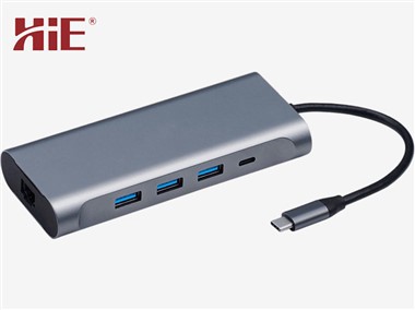 USB-C 9-di-1 Stasiun Dok